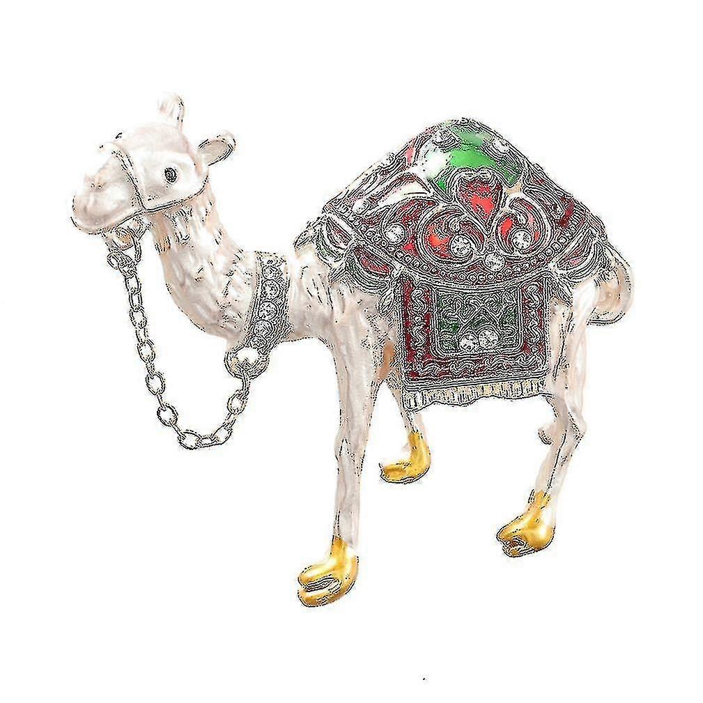 HMWY-Cuteブローチピンキャメルコサージュダイヤモンド象眼細工塗装合金レディースブローチ