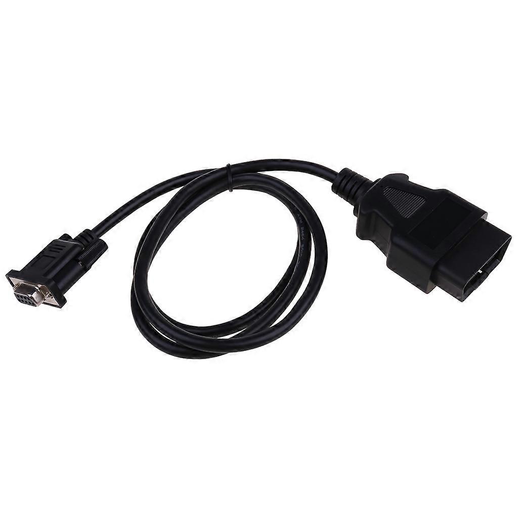 Universal OBD2 16Pin TO DB9 RS232 Adapter Cable Car Auto Diagnostic Interface