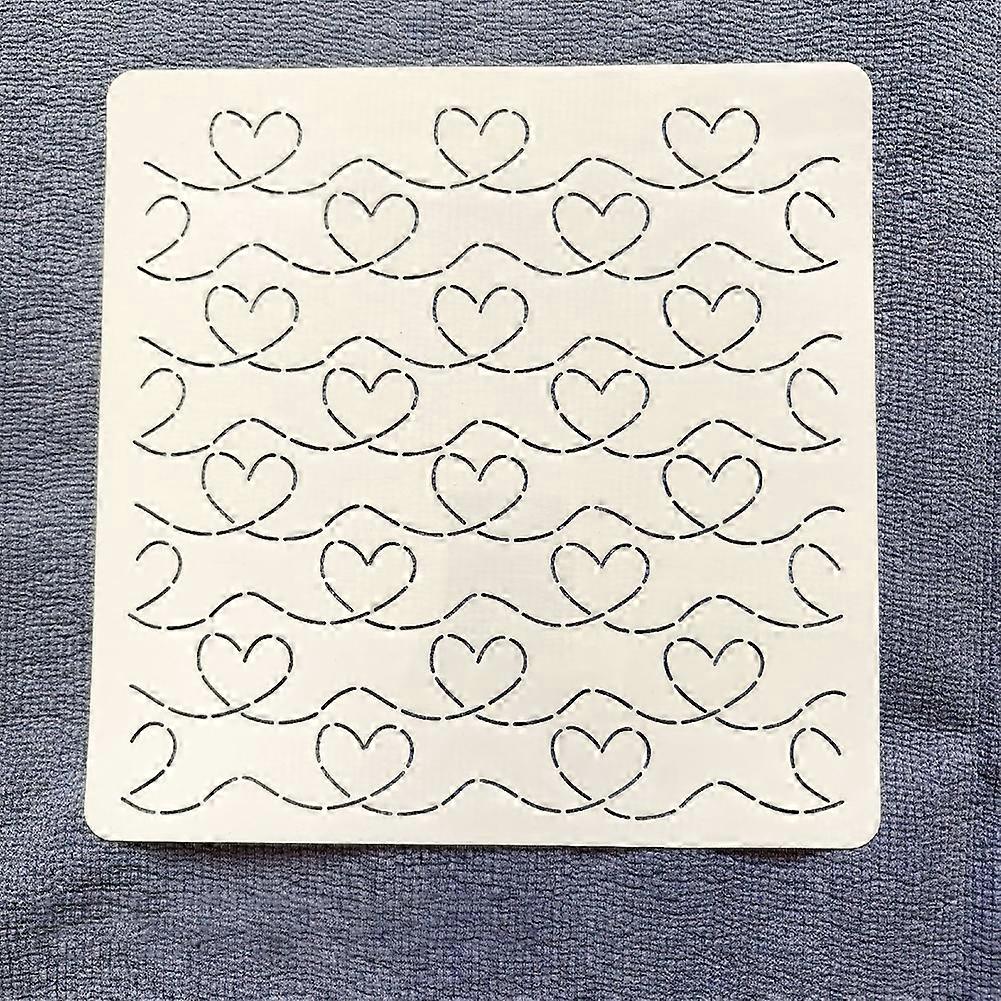 Plastic Stencil for DIY Patchworks Sewing Plastic Patchworks Tool for DIY Crafting Art
