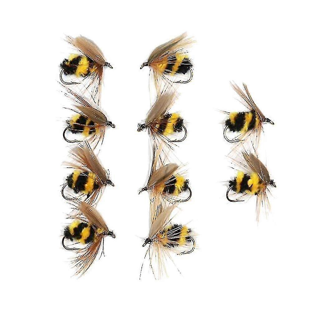 10pack Artificial Insect Hornet Soft Bait Lure Worm Trout Bionic Fishing