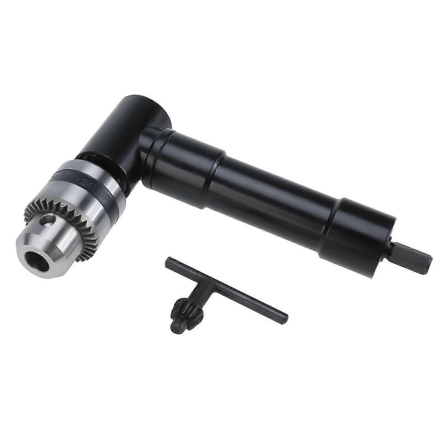Right Angle Attachment 90 Degree Cordless Right Angle Drill Adapter with Keyed Chuck 8mm Hex ShankP2