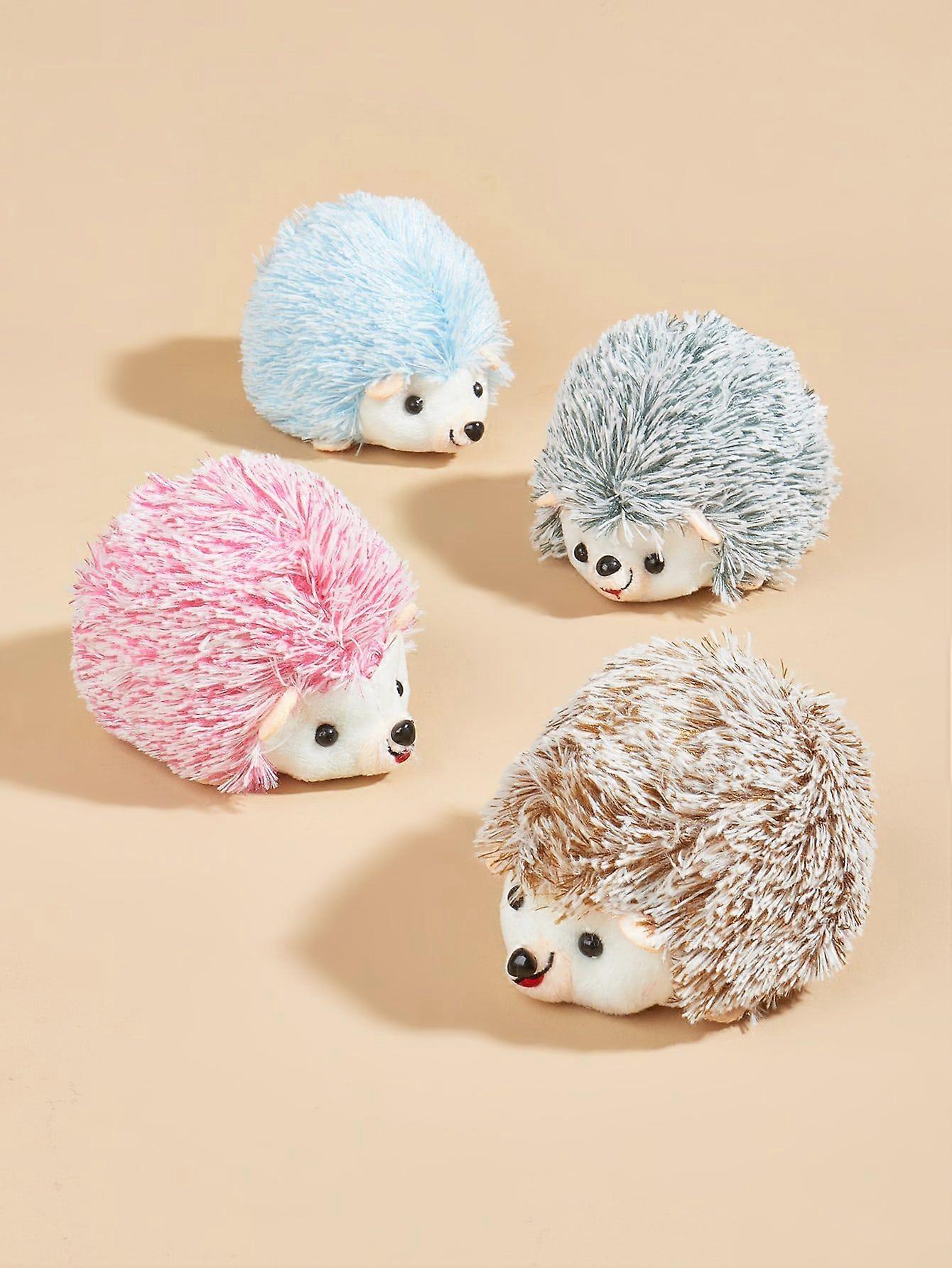 1pc Cartoon Hedgehog Design Random Pet Plush Toy