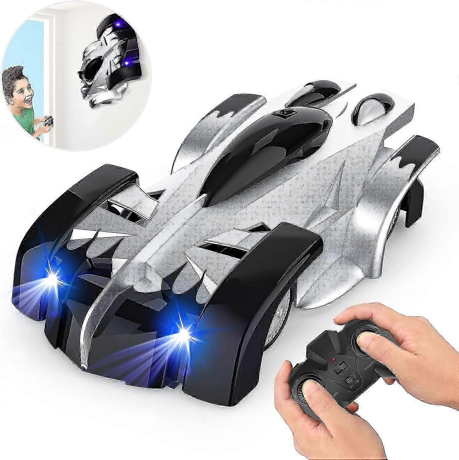 Wall Climbing Remote Control Car Dual Mode 360 Rotating RC Stunt Cars with Headlight Rechargeable Toys