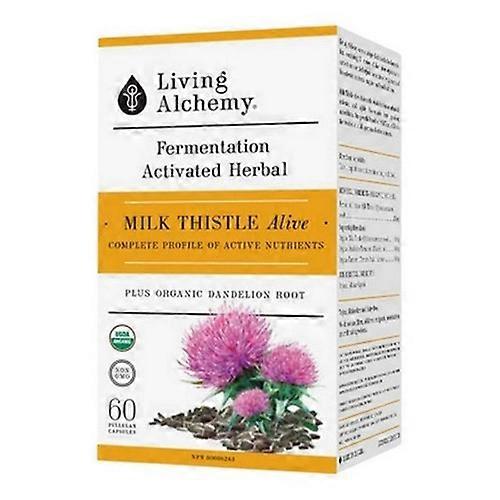 Living Alchemy Fermentation Activated Herbal Milk Thistle Alive, 60 Count