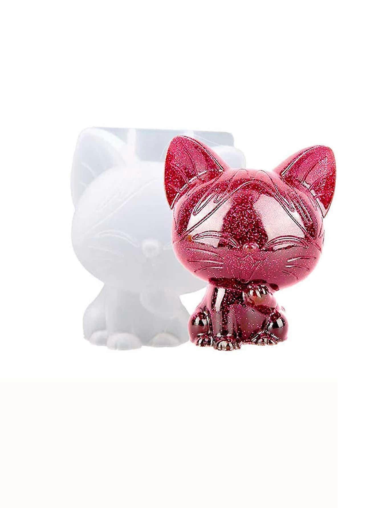 1pc Cat Design DIY Silicone Mold