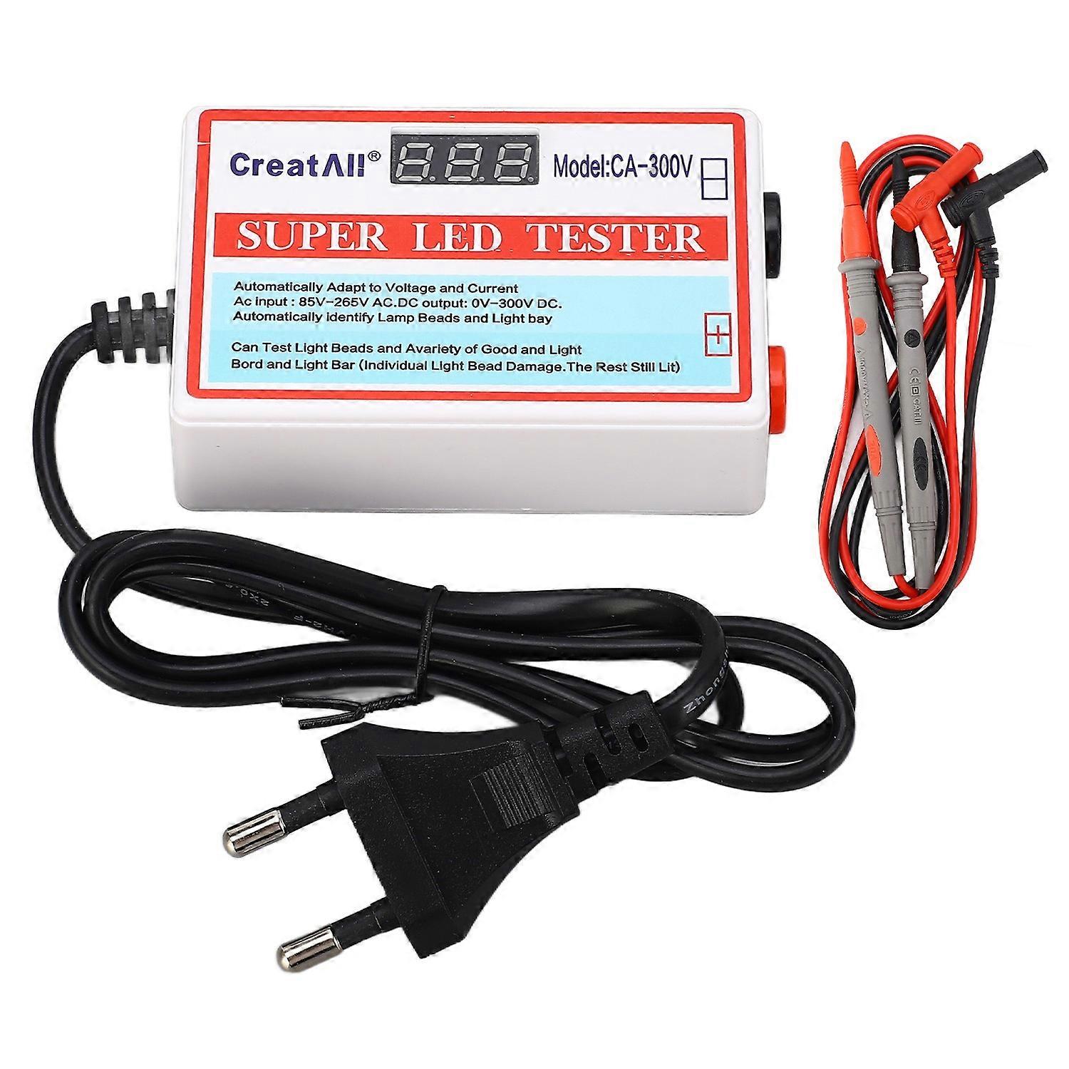 LED Test Box High Brightness Lamp Bead TV Screen Backlight Tester with Switch 85‑265V 18W EU Plug