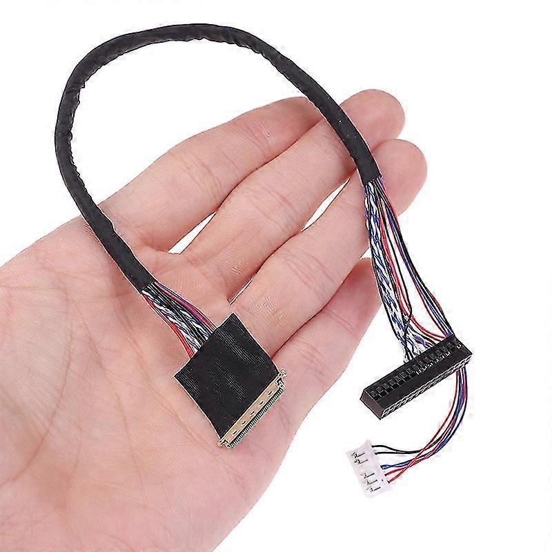 1 peça nova chegada 40 pinos 1 canal 6 bits LED LCD LCD cabo de tela para exibição Shytmv