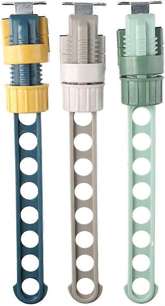 Rotary Clip-On Hanger, 3 PCS Flexible Drying Racks for Travel and Laundry