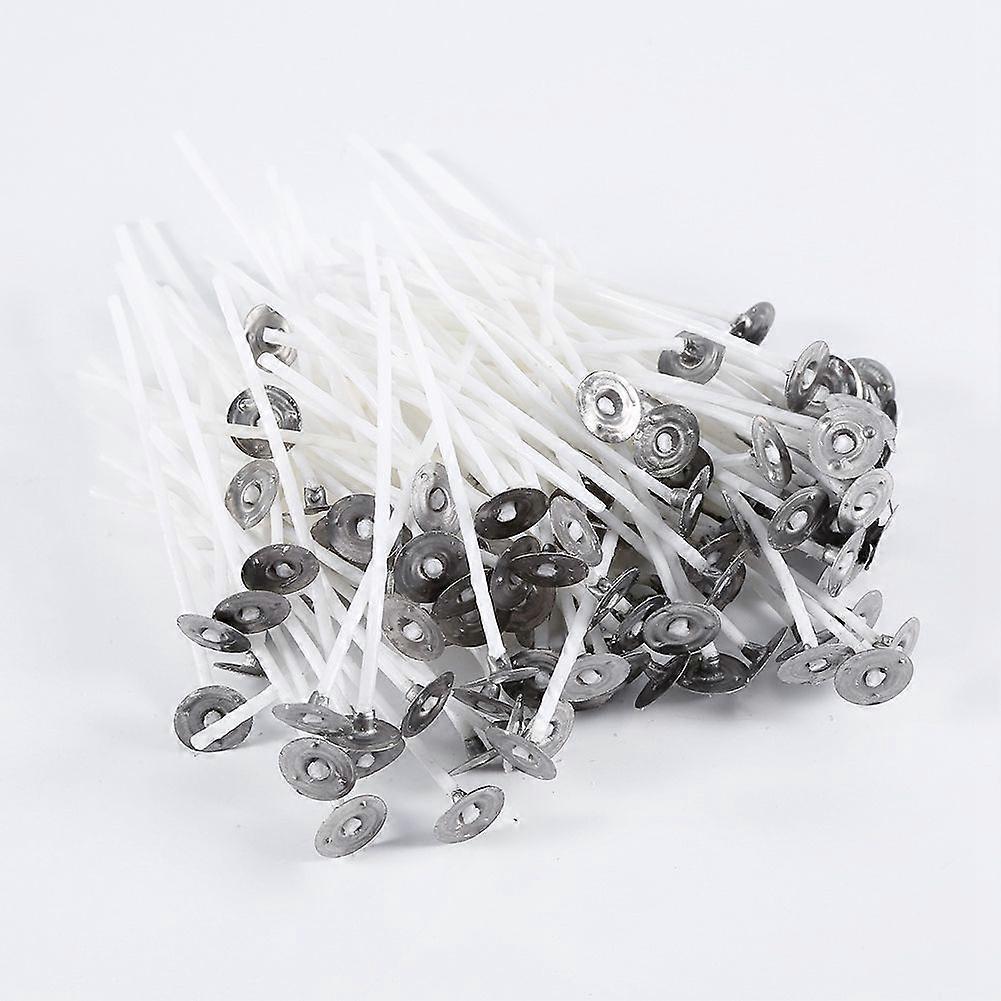 100PCS 8cm Candle Wicks Cotton Core Candle Making Accessory w/ Sustainer
