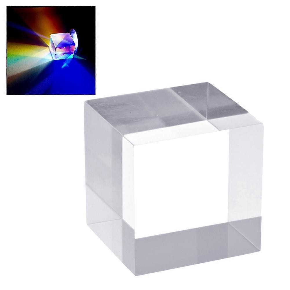 Optical Glass Cube Prism Reflective Light Spectrum Physics Photo Photography Prism Suitable for teac