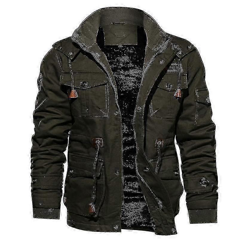 Men's Winter Jacket Jacket Thickened Heating Puppet Coat