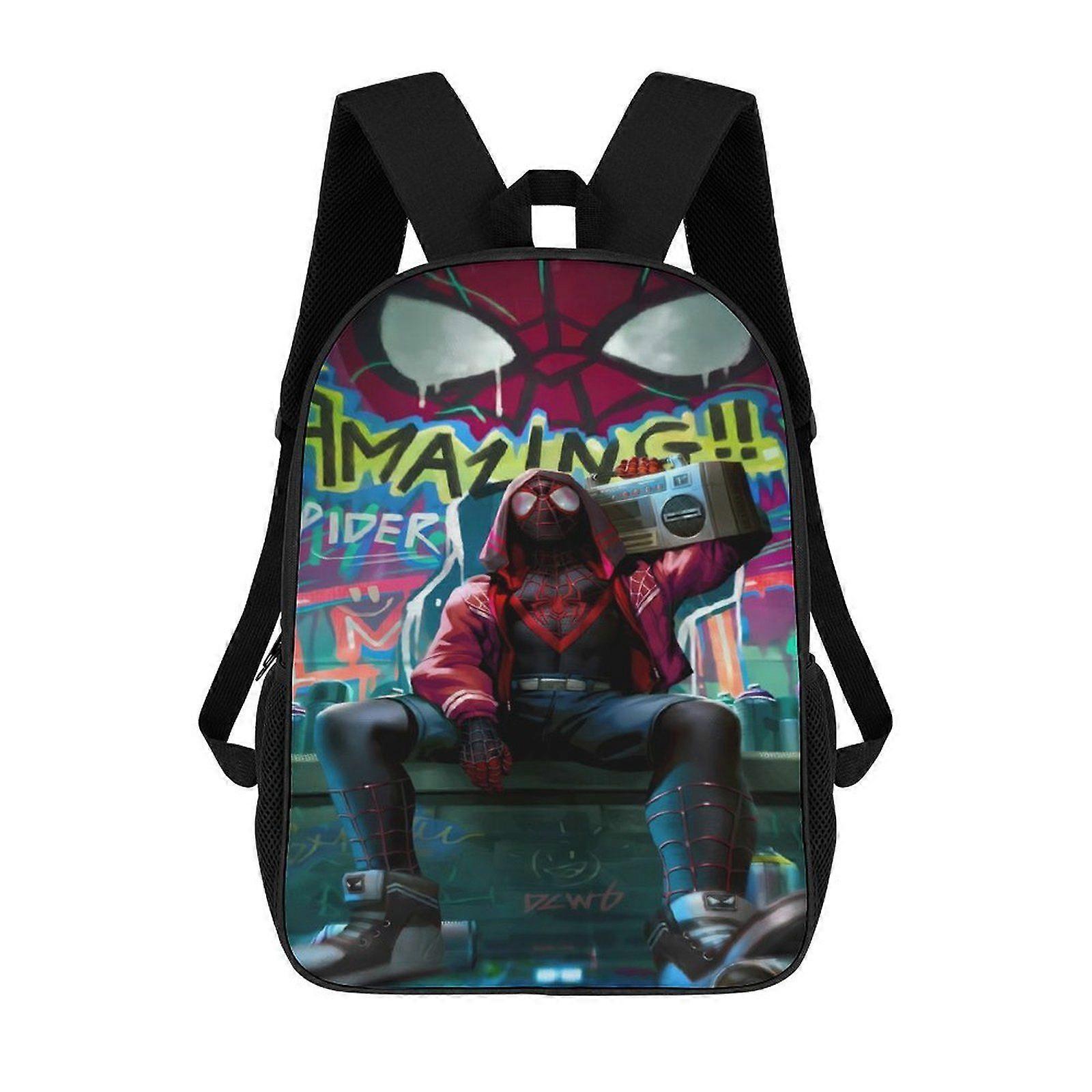 i2251 Miles Morales Backpack Shoulders DaypackBag Work Travel Classic Unisex Backpack kli2251