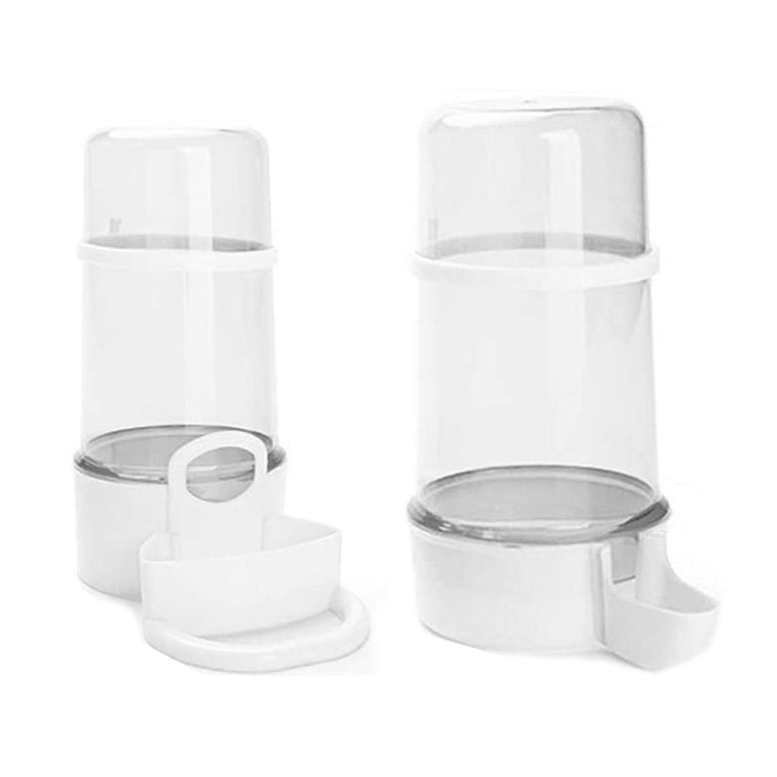 Automatischer Futter- und Wassernapf für Vögel, Käfigfutterspender, mehrfarbig