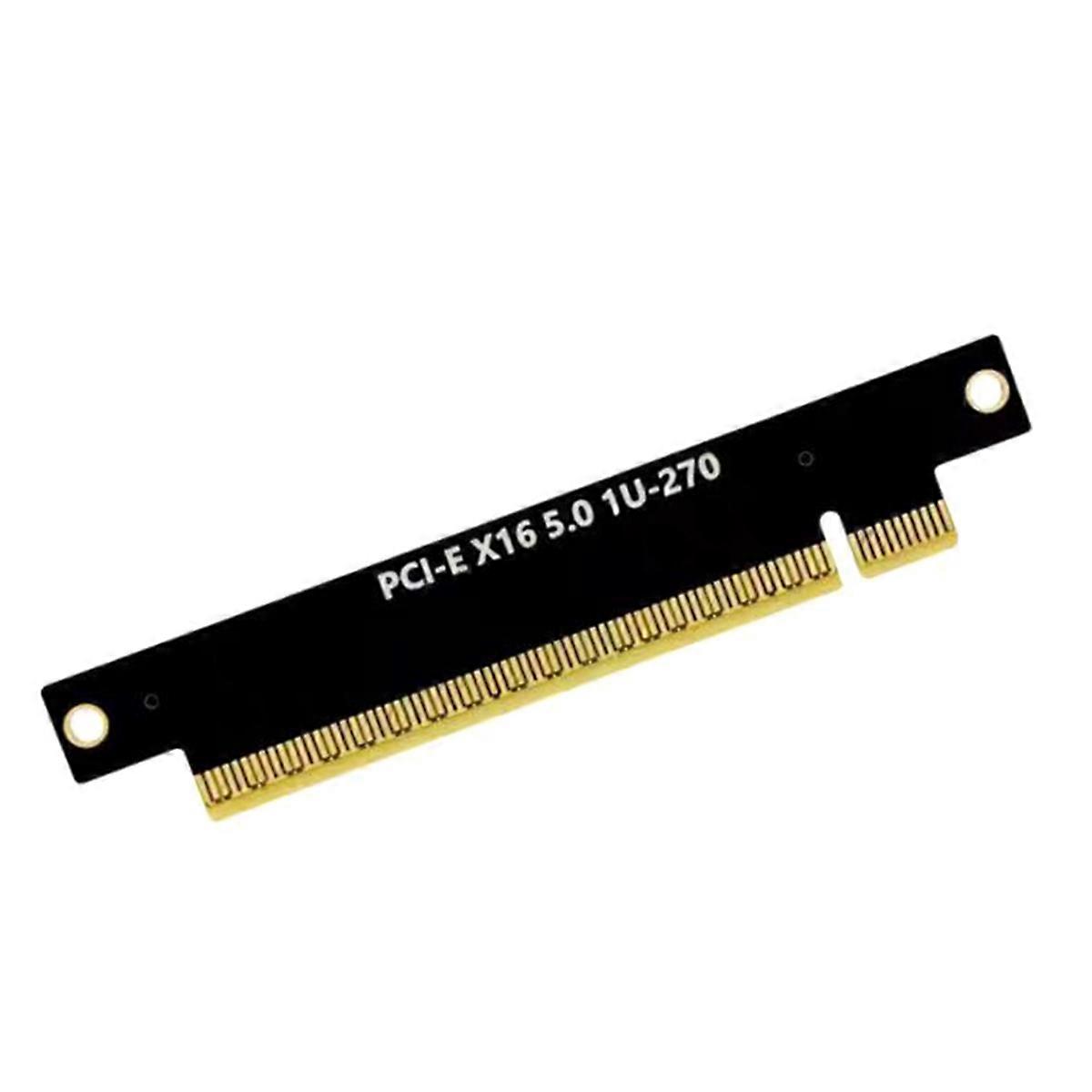 PCIE5.0 Server Video Card Test Adapter PCI-E16X 270 Degree Converter Card 1U Motorcycle Electronic