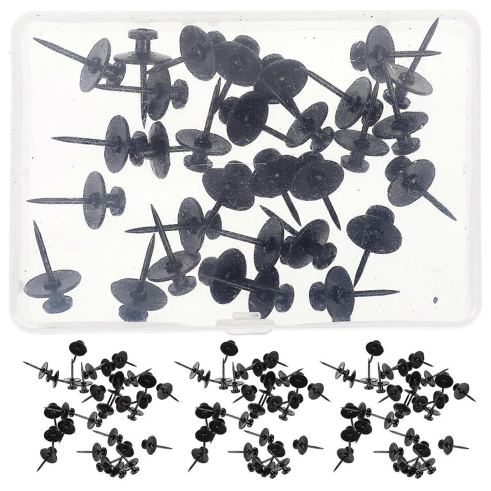 30pcs Flat Head Tacks Home Furniture Photo Wall Tacks Diy Pushpin Bulletin Metal Tacks