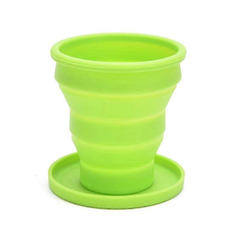 Portable Silicone Folding Cup Telescopic Drinking Collapsible Travel Camping Cup