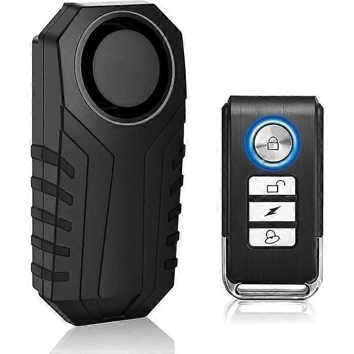 Wireless Bike Alarm Security Anti-Theft 113dB Waterproof for Bicycle Motorcycle Car Scooter Multiple Colors Largeight