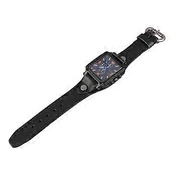SQCLV Electronic Watch Accurate Time Display Universal Digital Quartz Watch with Removable Strap for Men Women Black