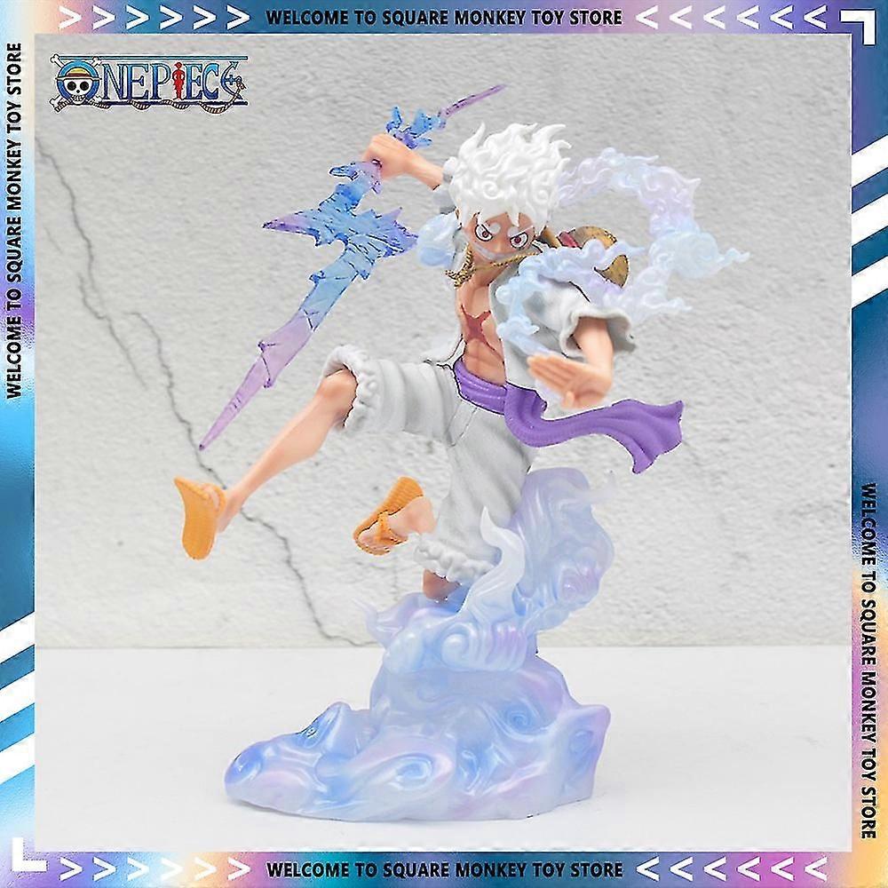 Ένα κομμάτι Luffy Gear 5 Anime Φιγούρα δράσης Sun God Nika Luffy Ειδώλιο Anime PVC Μοντέλο αγάλματος Στολίδι αυτοκινήτου Συλλεκτικά παιχνίδια κούκλας