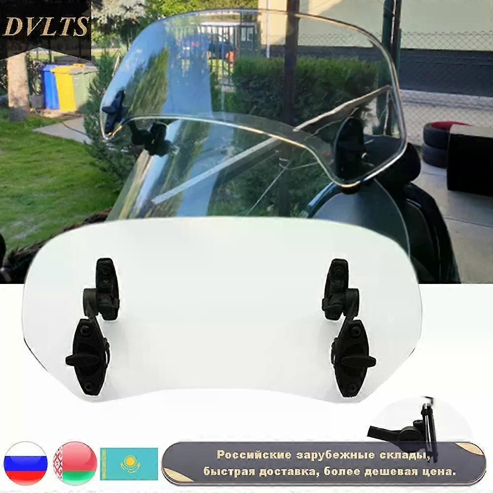 Universal Motorcycle Risen Adjustable Wind Sn Extension Windshield Spoiler Air Deflector compatible for SUZUKI MAXP