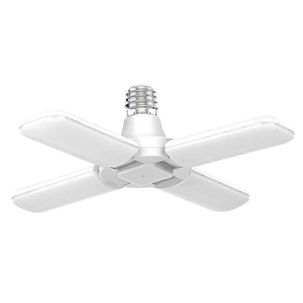 E27 LED Garage Light Bulb Deformable Ceiling Fixture Lights Workshop Lamp