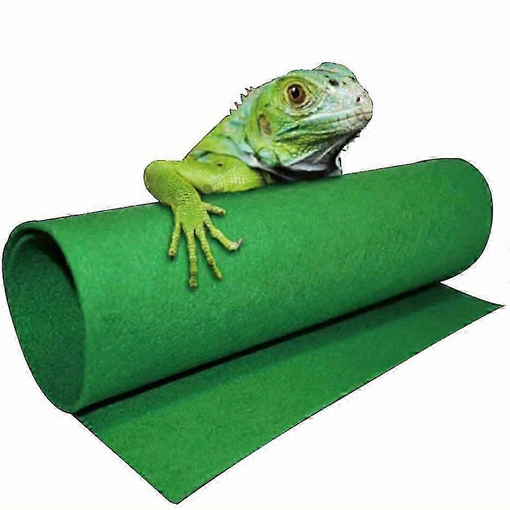 Reptile Terrarium Liner Carpet Mat - Moisture-absorbing Substrate For Lizards, Snakes, Frogs, Turtles, Pet Habitats - Non-toxic, Easy To Clean Materia