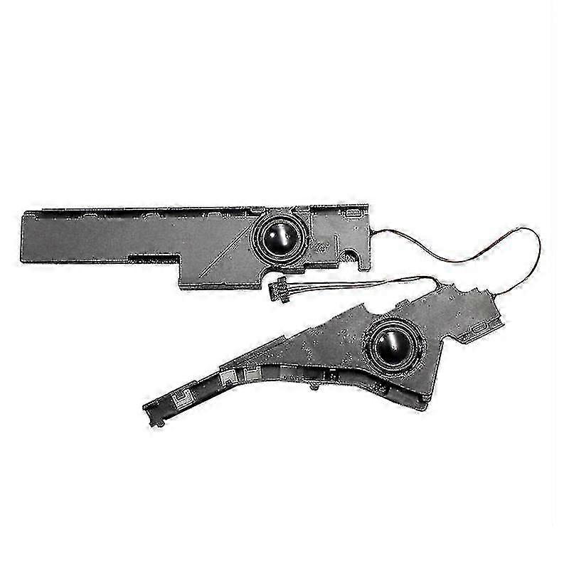 Notebook computer integration left and right speakers black