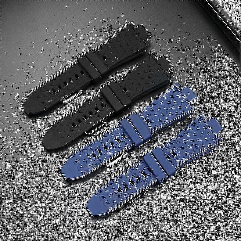 Michael Kors MK8184 MK9020 Silicone Replacement Watch Strap with Raised Lug Design