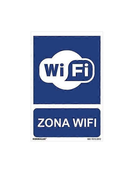Znak obowiązkowy "Strefa WIFI" (PVC 0,7mm) 30x40cm
