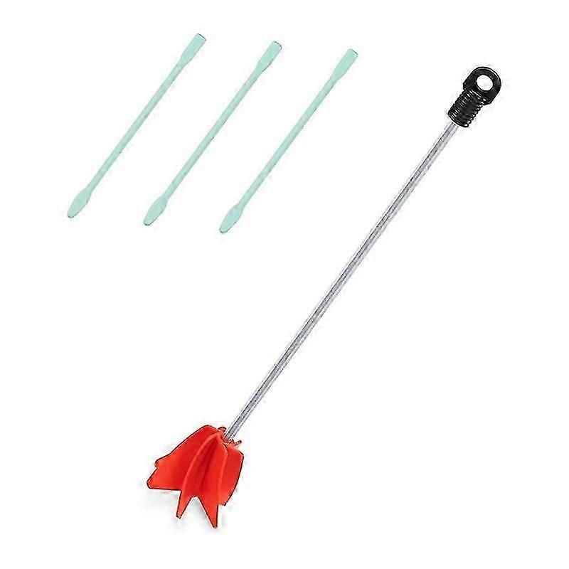 Epoxy Mixer for Drill-5 Gallon Paint and Epoxy Resin Mixing Attachment-11.8inch Stirrer Paddle for Drills-3 Stir Sticks js