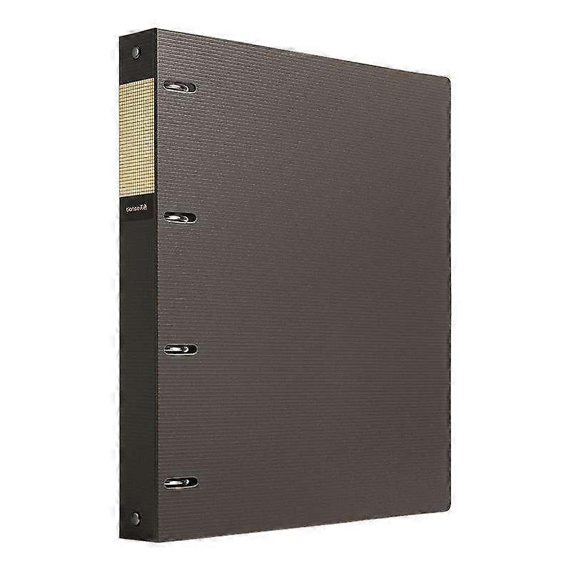 Flexible Binder With Expandable Spine, Non-Stick Pvc Black Cover For Enhanced Durability And Grip, Features A Soft Resilient Feel And Tear-Resistant