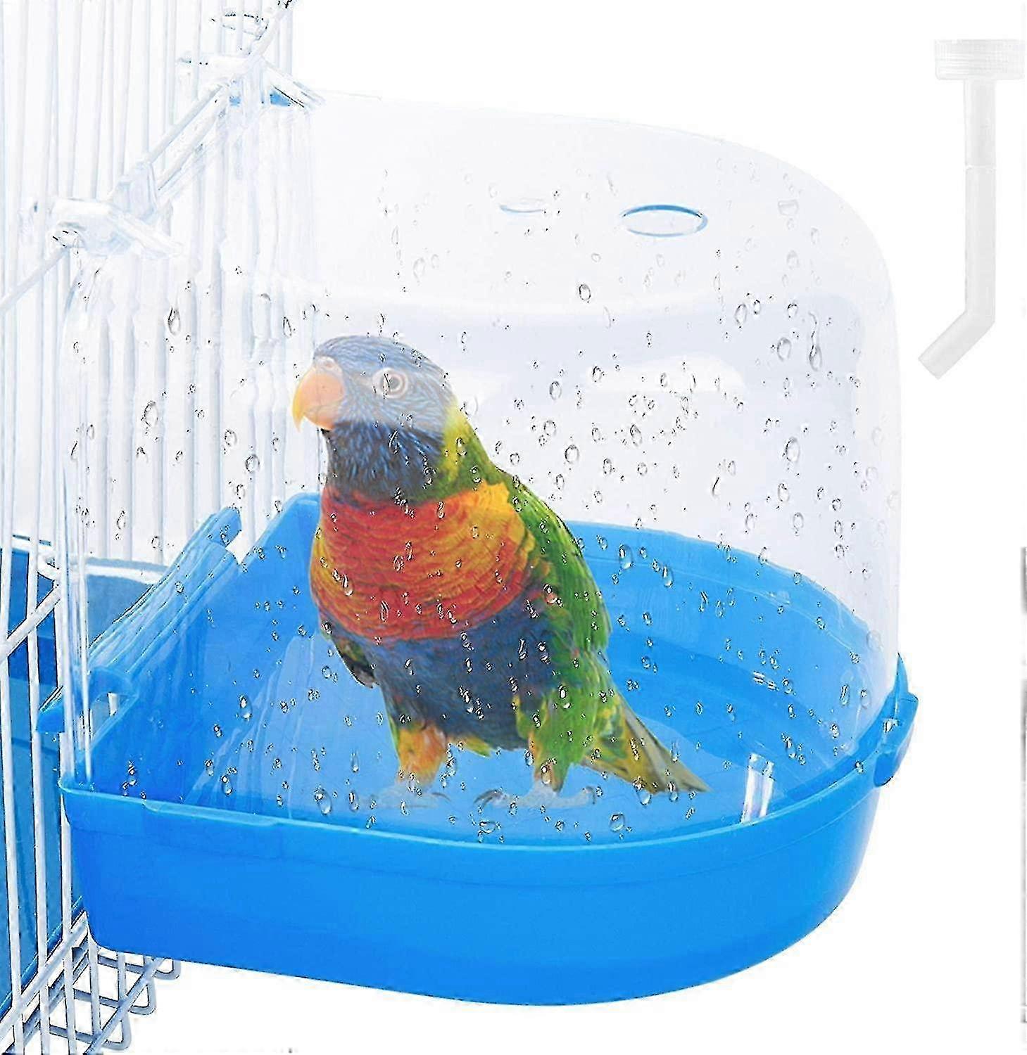 Water Injector Bird Bath Box for Parakeets Ideal Small Bird Bathing Tub