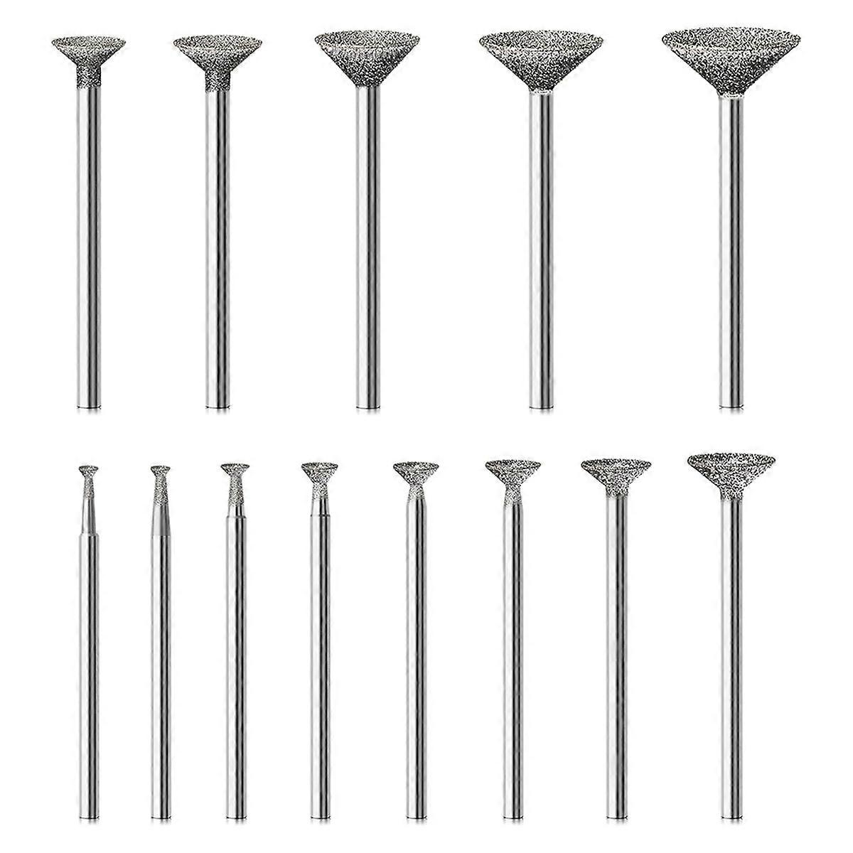 Stone Carving Set Diamond Burr Bits Compatible with for 