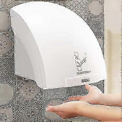 ホテル電気自動ワイパー熱風ハンドドライヤー壁掛けバスルーム、フォトセルセンサー付き(2000 W)、ABS、ホワイト、ワット
