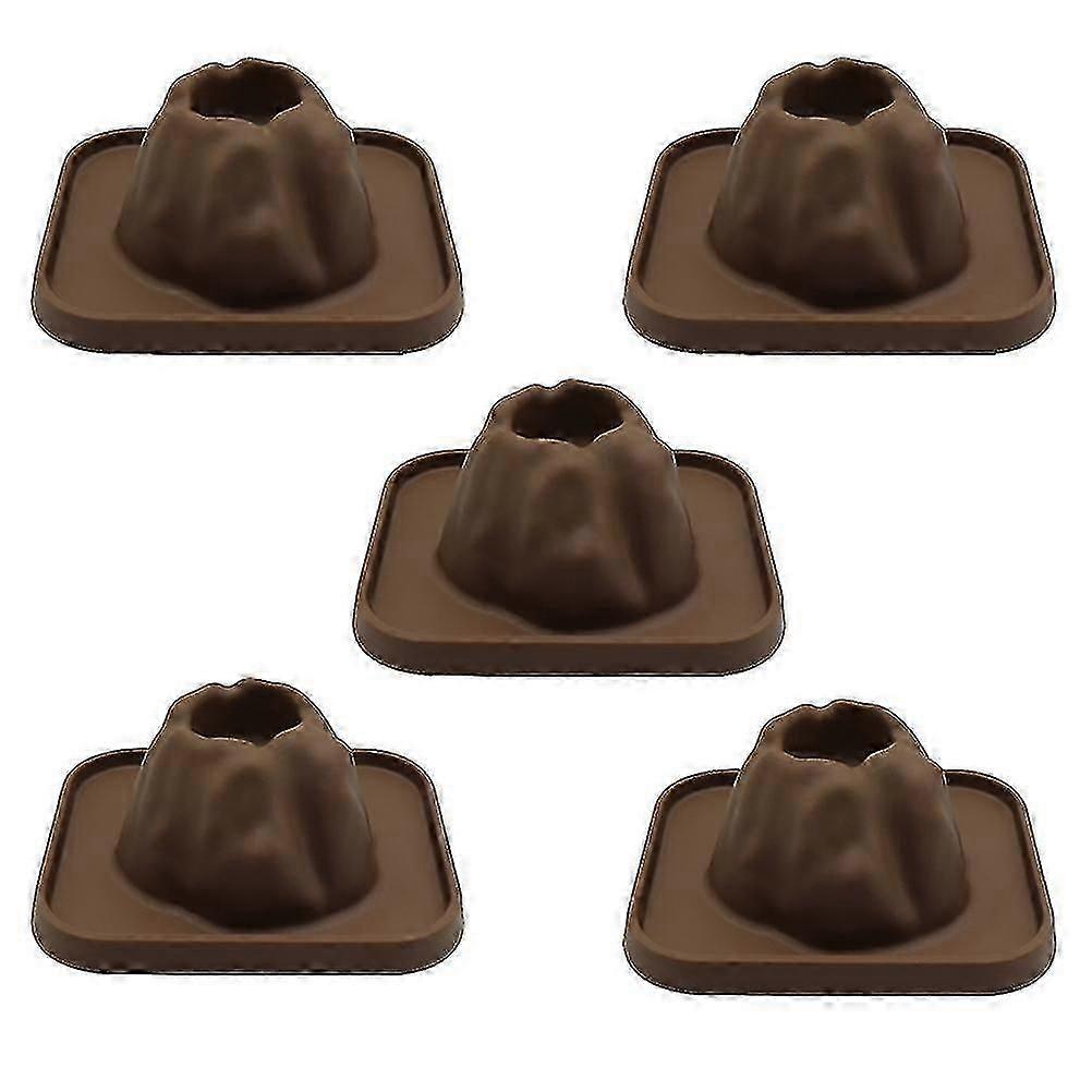 5pcs Volcanic Eruption Model Scientific Experiment Prop Volcano Diy Model