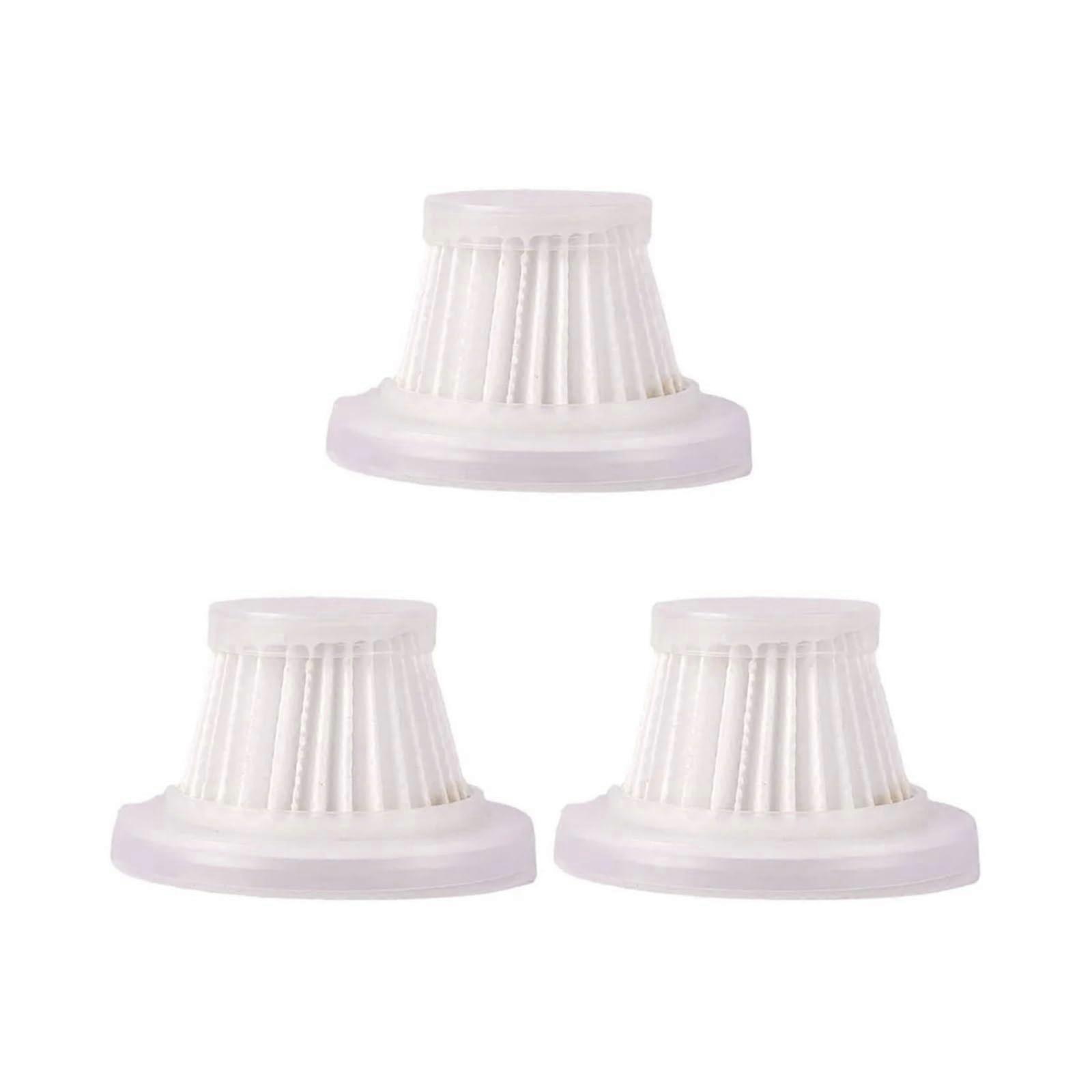Washable Handheld Cordless Vacuum Cleaner HEPA Filter Accessories, 3 Pcs Compatible with 000zhu33sy Standard Size