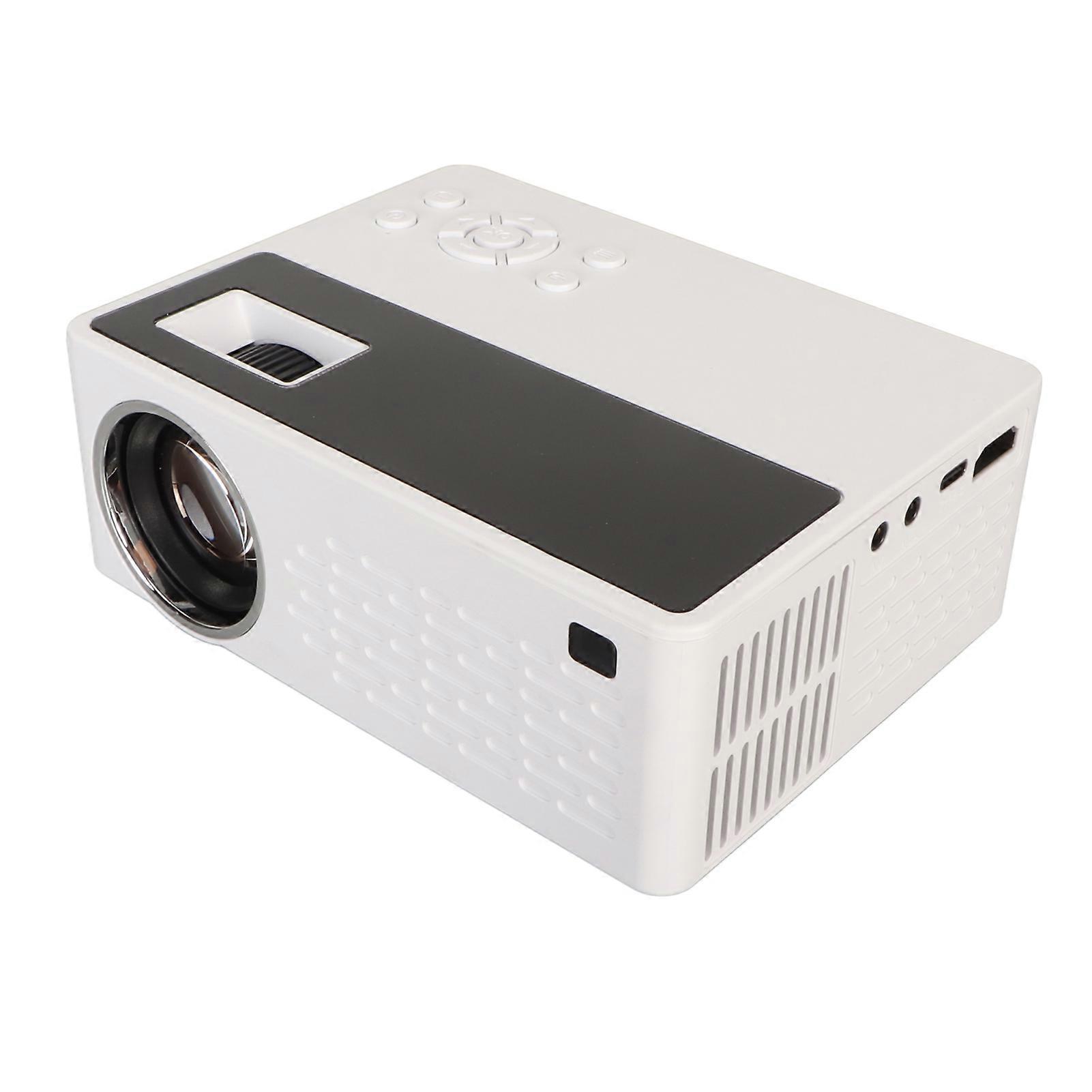 Mini Projector 110 ANSI Lum 1280x720P WiFi Portable LED Black White