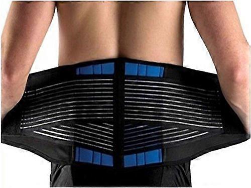 Deluxe Neoprene Double Pull Lumbar Lower Back Support Brace Exercise Belt Size 5XL (52-56 In) All Sizes S-6XL