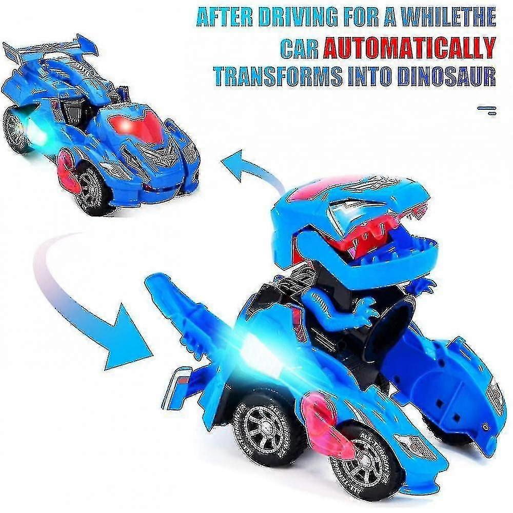 Transforming Dinosaur Toy 2 In 1 Automatic Dinosaur Transformer Toy