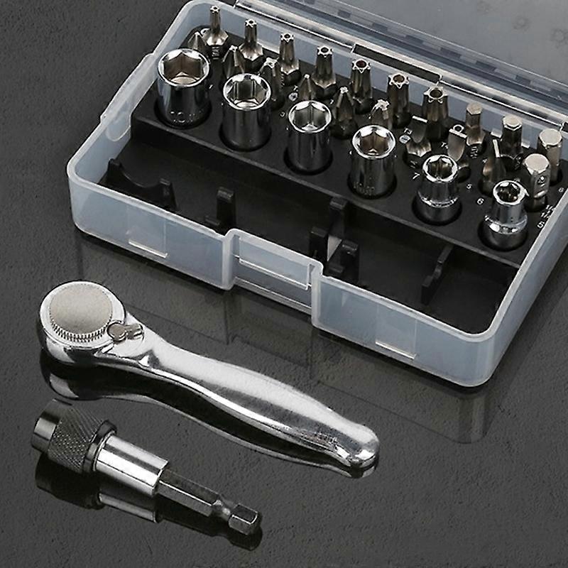 28 in 1 Ratcheting Screwdriver Set