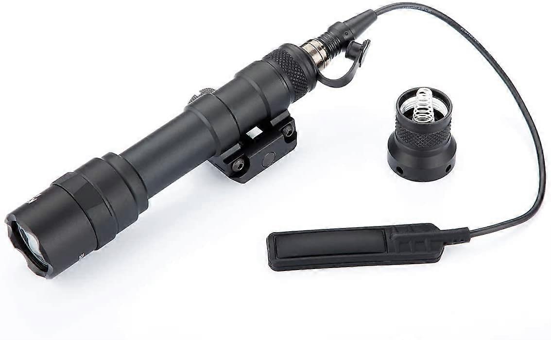 Rifle Weapon Flashlights with Pressure Switch, Tactical Picatinny Rail Mount, Constant & Momentary Output Lights