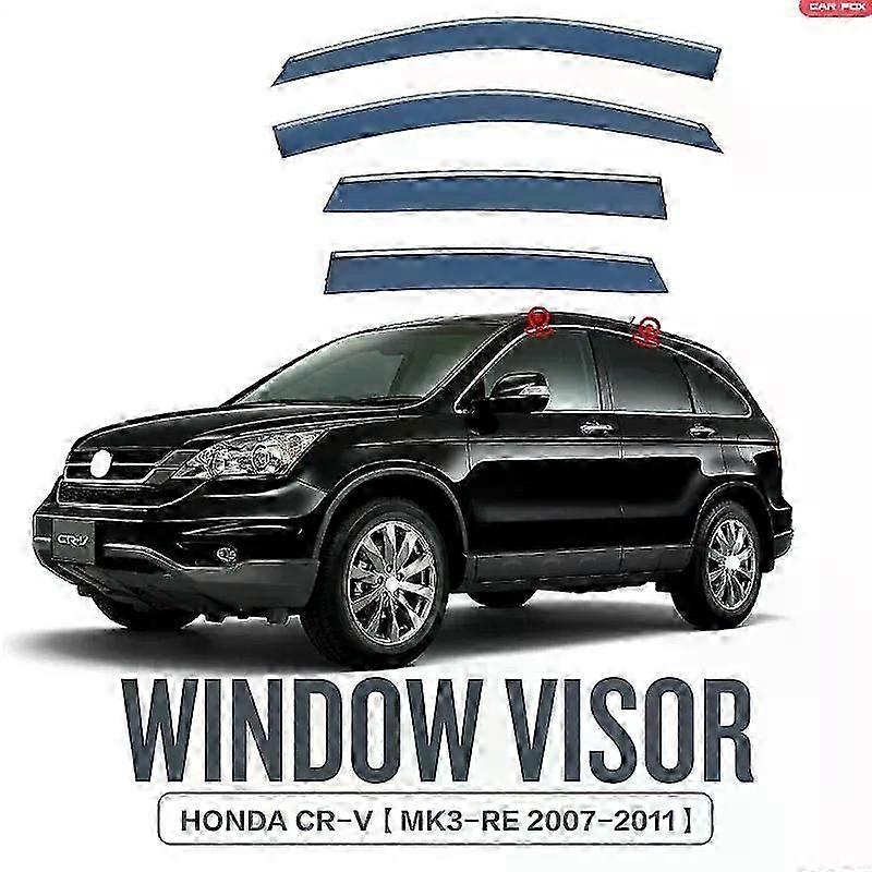 Applies To For Honda Crv Cr-v Mk3 Re 2007-2011 Accessories Window Visor Rain Shine Side Window Deflector Visor Shades Ventvisor Strip