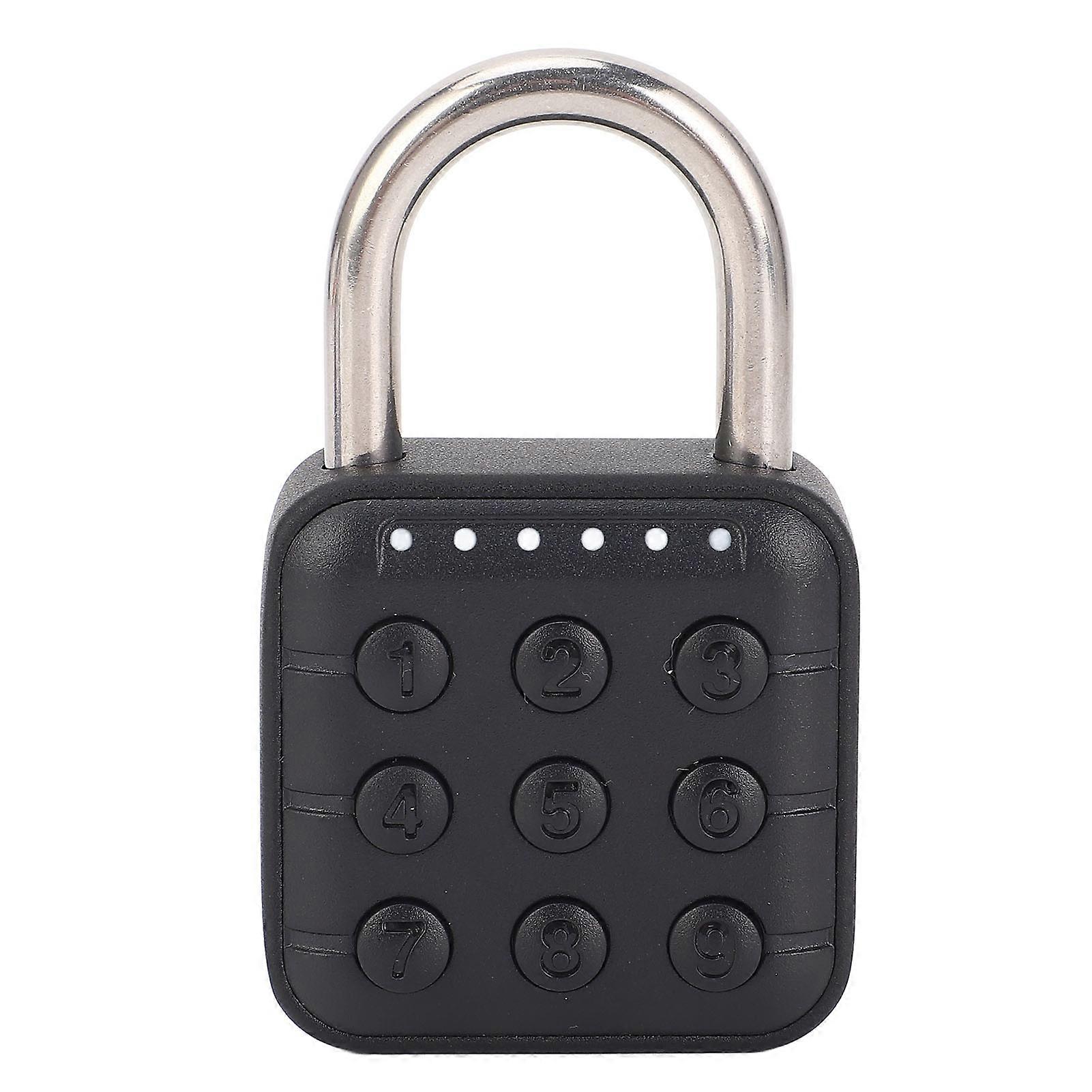 6 Digit Heavy Combination Zinc Alloy Water Resistant Theft Proof Digital Keyless Password Locker Lock for Gym School Garage