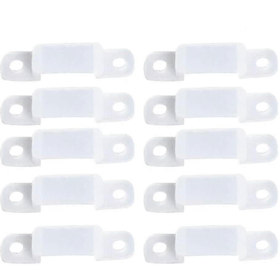 Light Bar Mounting Bracket Clip Silicone Fixing Clip LED Light Bar 100pcs - ya01