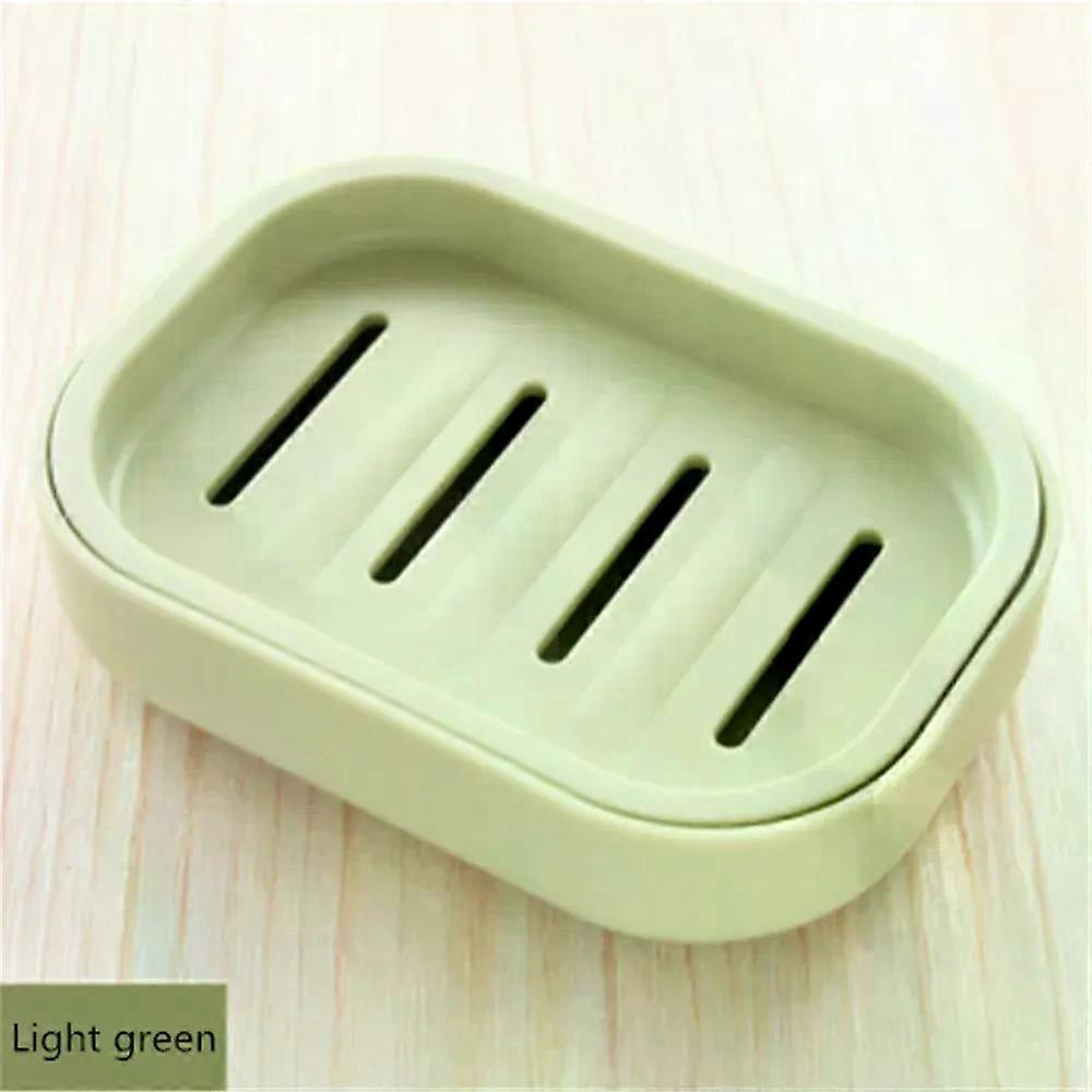 New Bathroom Dish Plate Case Home Shower Travel Hiking Holder Container Soap Box Plastic Soap Box Dispenser Soap Rack