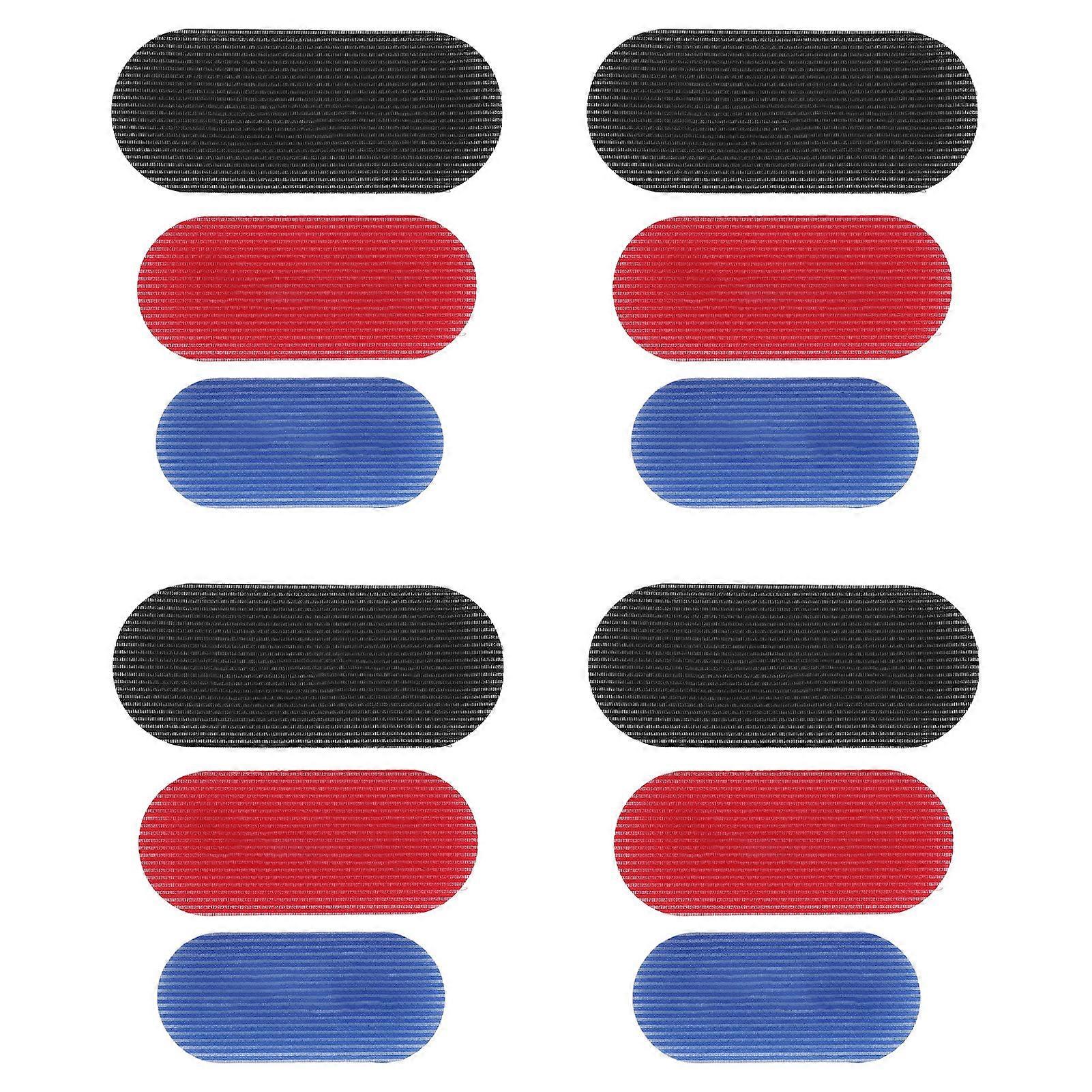 4 Set Bangs Sticker Colorful Fringe Fixed Clip Paste Pad Styling Accessories Tool for Hair Salon