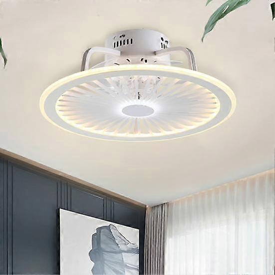 Ceiling Fan Lamp Warm White Light Multifunctional Fashion Eco-friendly Remote Control for Dormitory