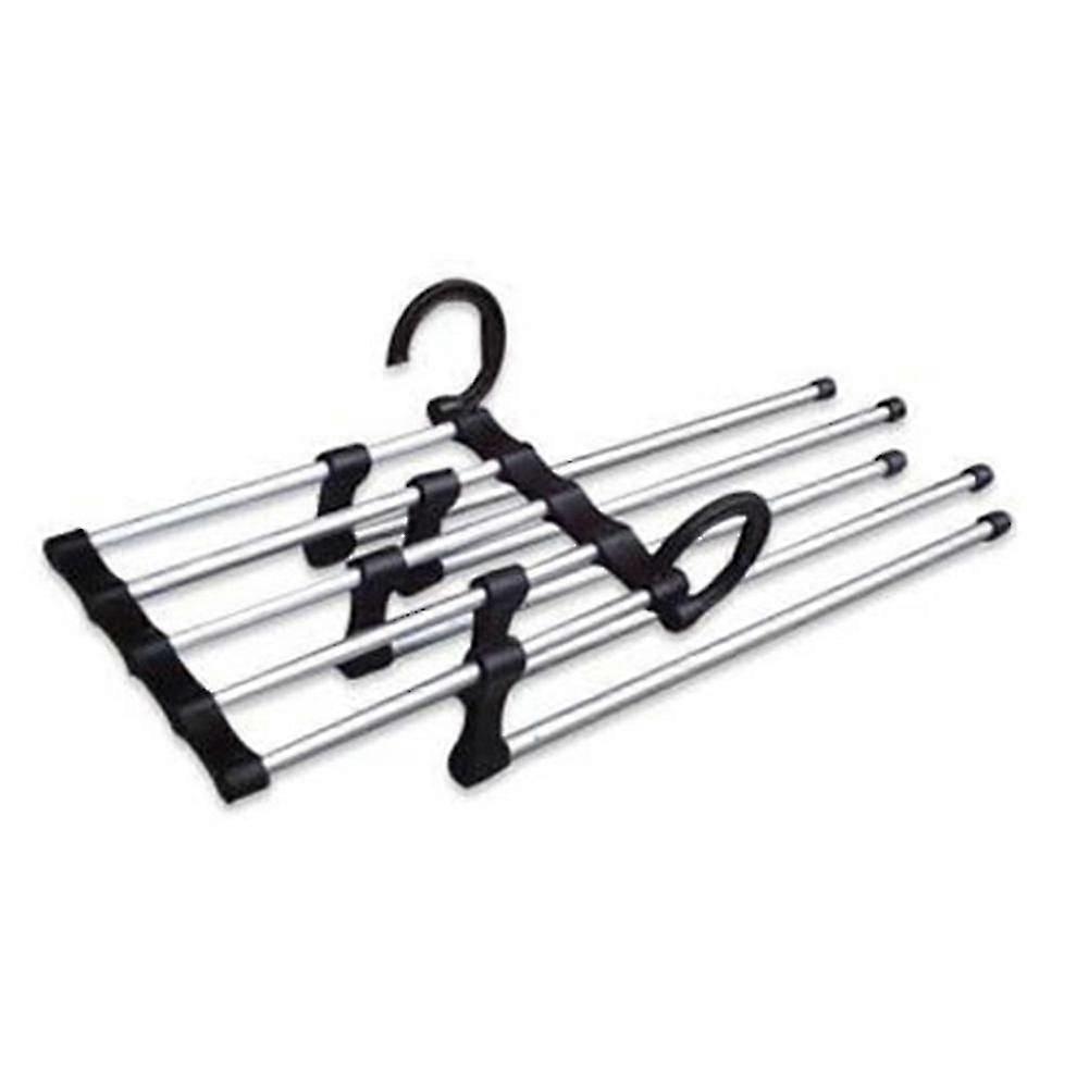 Clothing Adjustable Multiple Layer Jeans Closet Pants Rack