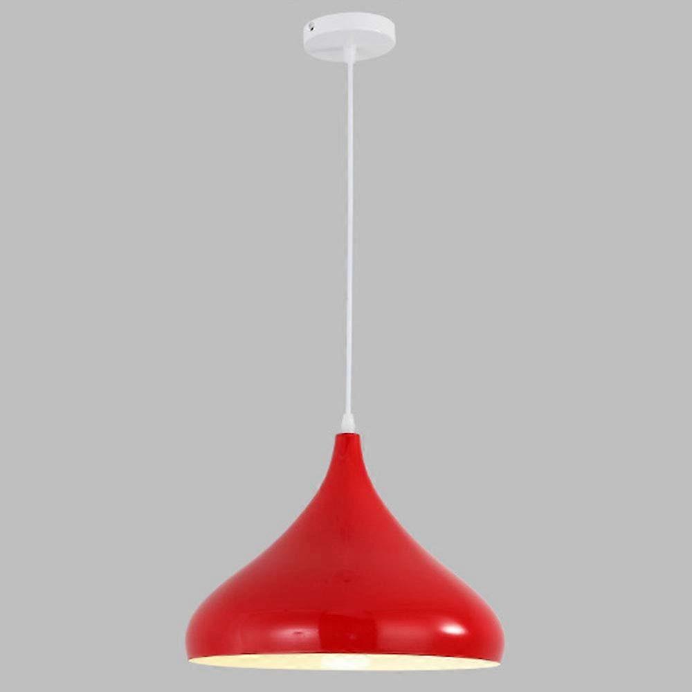 Nordic Color Industrial Pendant Light Fixtures Modern Simplicity Vintage Lampshade E27 Base