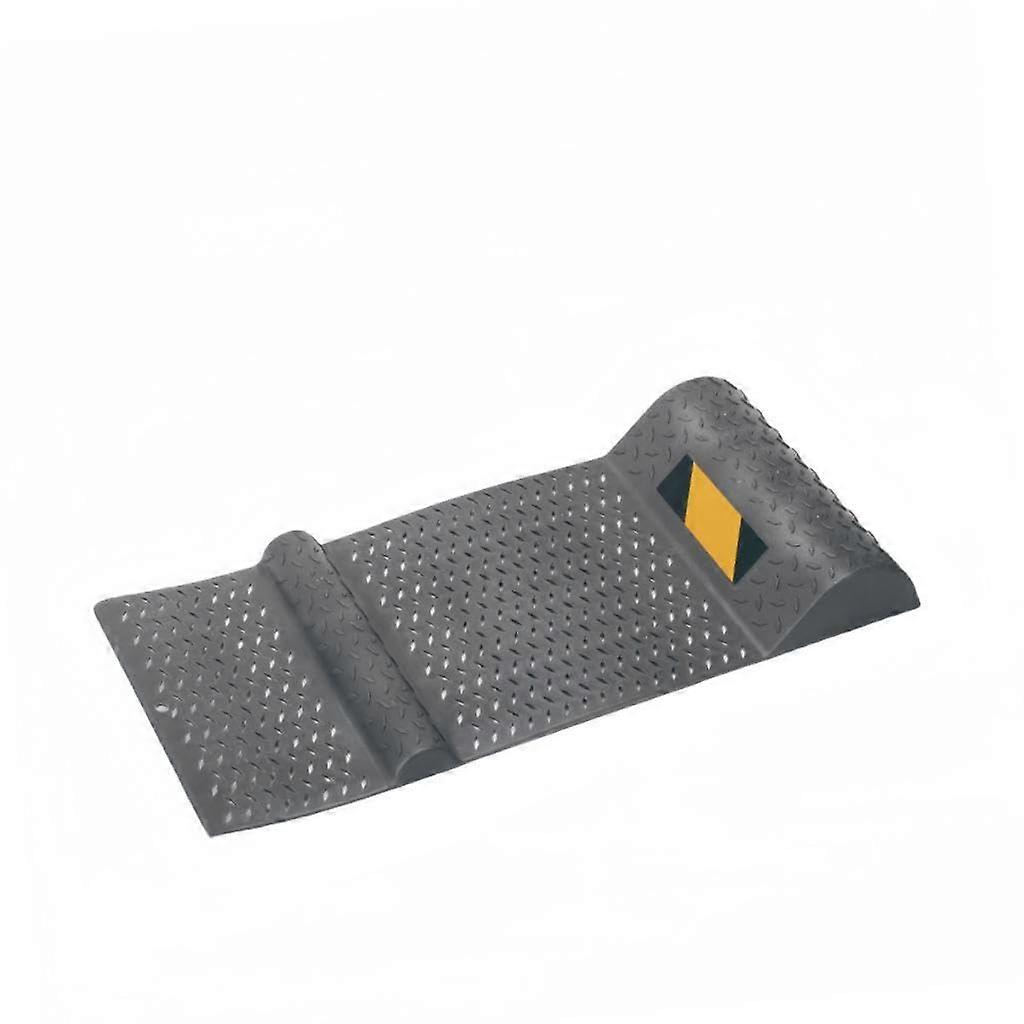 2Pcs Parking Mat Wheel Stopper for Garage Floors Parking Curb Tire Professional Rubber Black Car Stopper Parking Aids